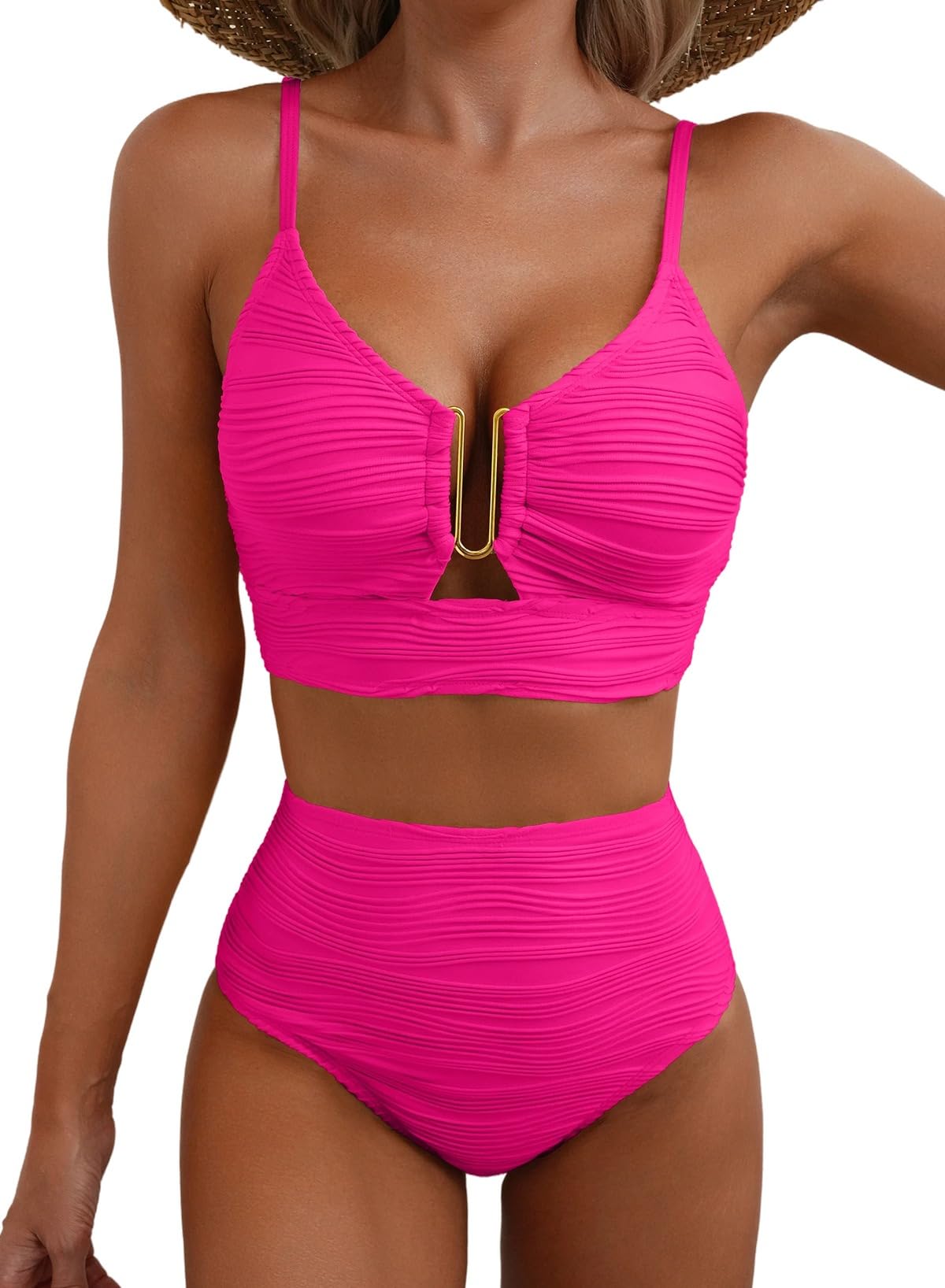 BRISA | CONJUNTO DE BIKINI DE CINTURA ALTA CON EFECTO MOLDEADOR
