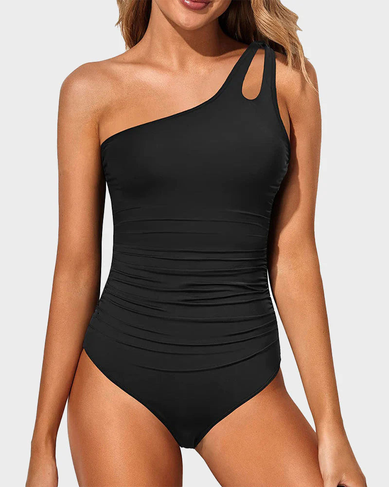 ONYX - TRAJE DE BAÑO DE UNA PIEZA CON UN SOLO HOMBRO PARA MUJER