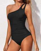 SAVANA - TRAJE DE BAÑO DE UNA PIEZA DE UN SOLO HOMBRO PARA MUJER