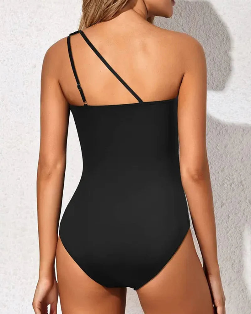 SAVANA - TRAJE DE BAÑO DE UNA PIEZA DE UN SOLO HOMBRO PARA MUJER