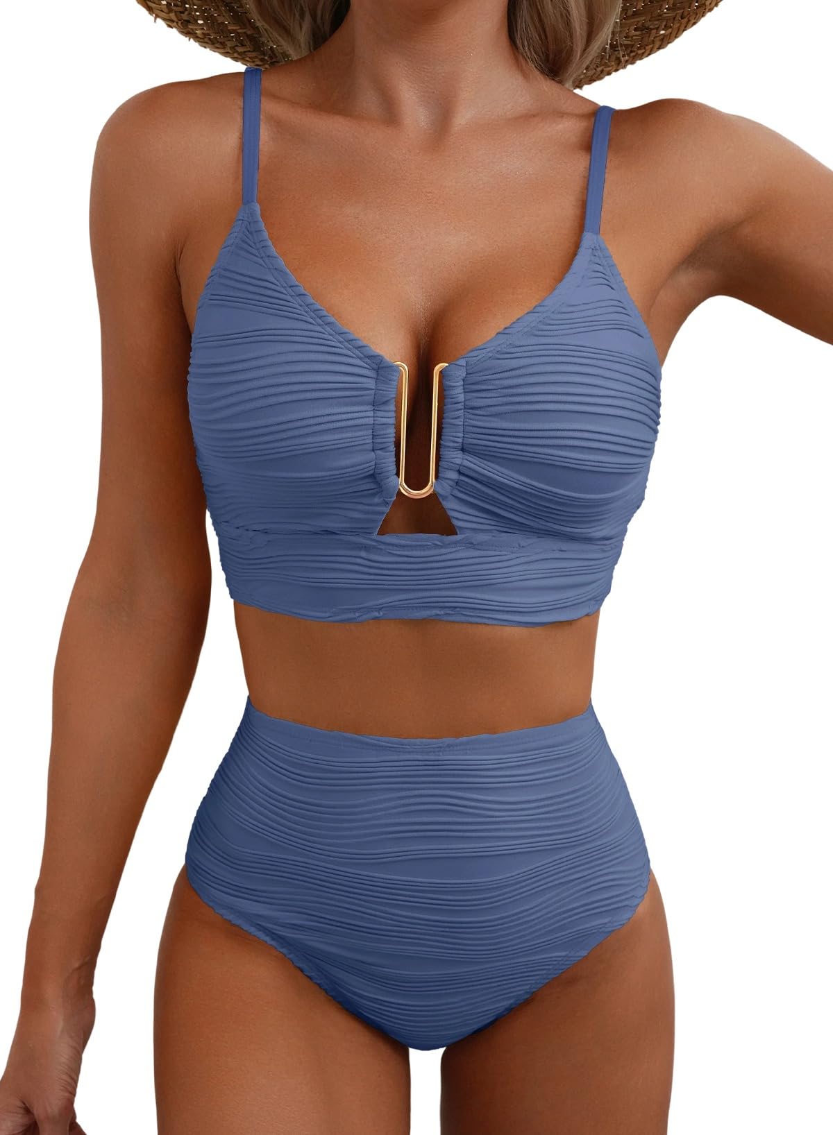 BRISA | CONJUNTO DE BIKINI DE CINTURA ALTA CON EFECTO MOLDEADOR