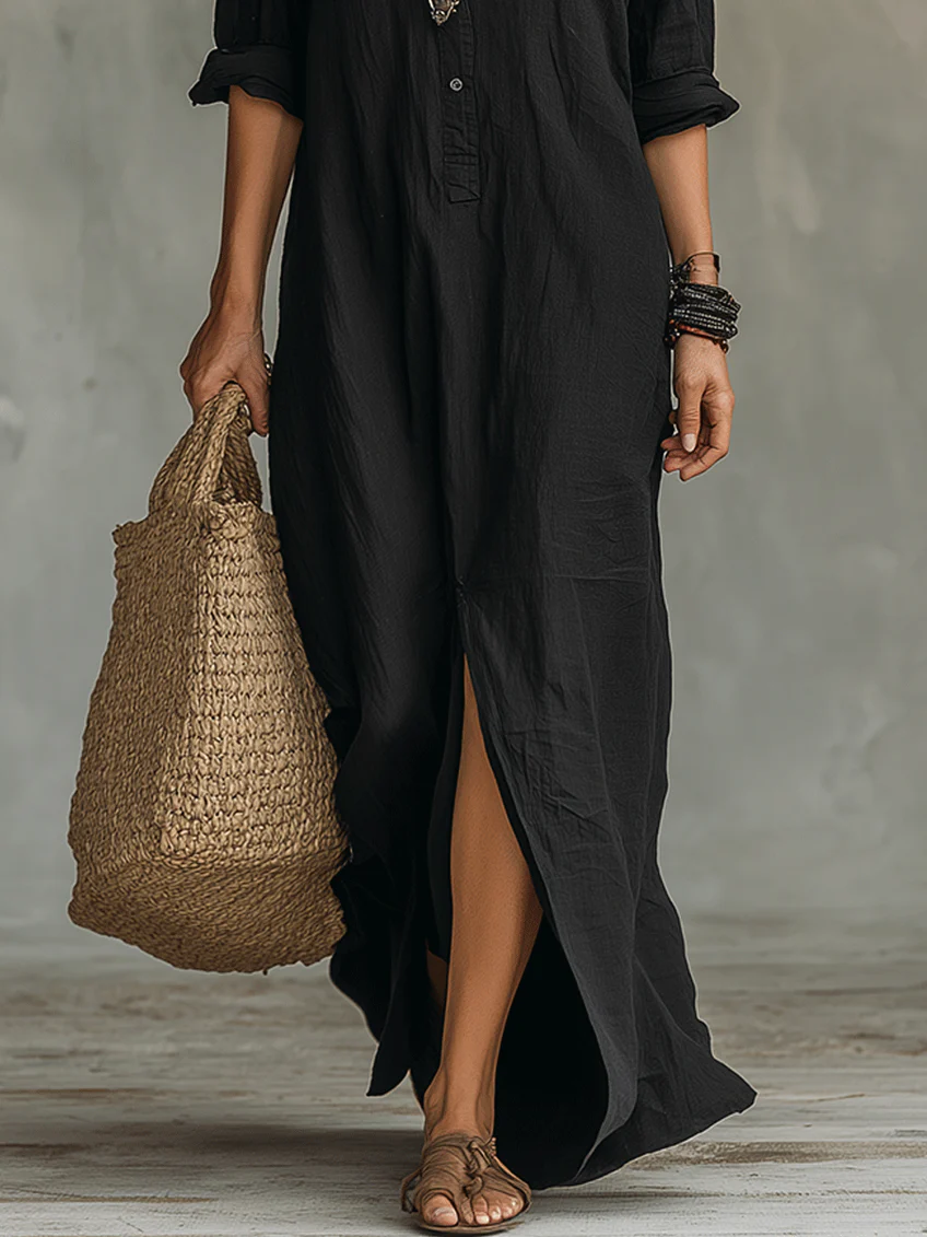 WILLOW | VESTIDO LARGO DESPREOCUPADO
