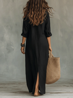 WILLOW | VESTIDO LARGO DESPREOCUPADO