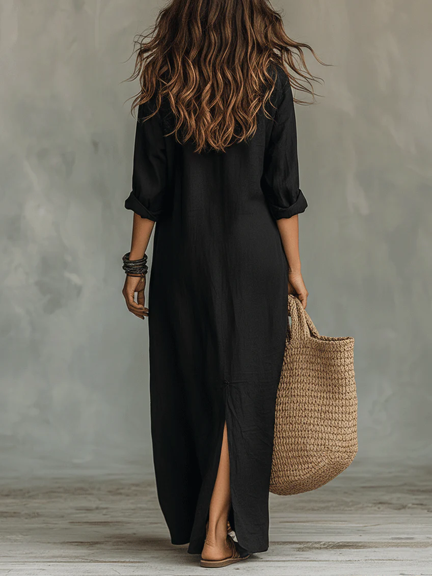 WILLOW | VESTIDO LARGO DESPREOCUPADO