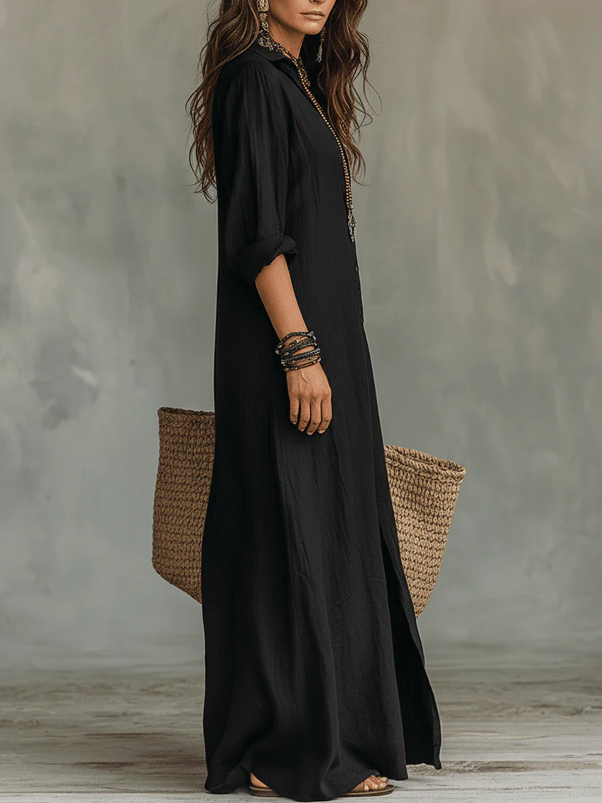 WILLOW | VESTIDO LARGO DESPREOCUPADO