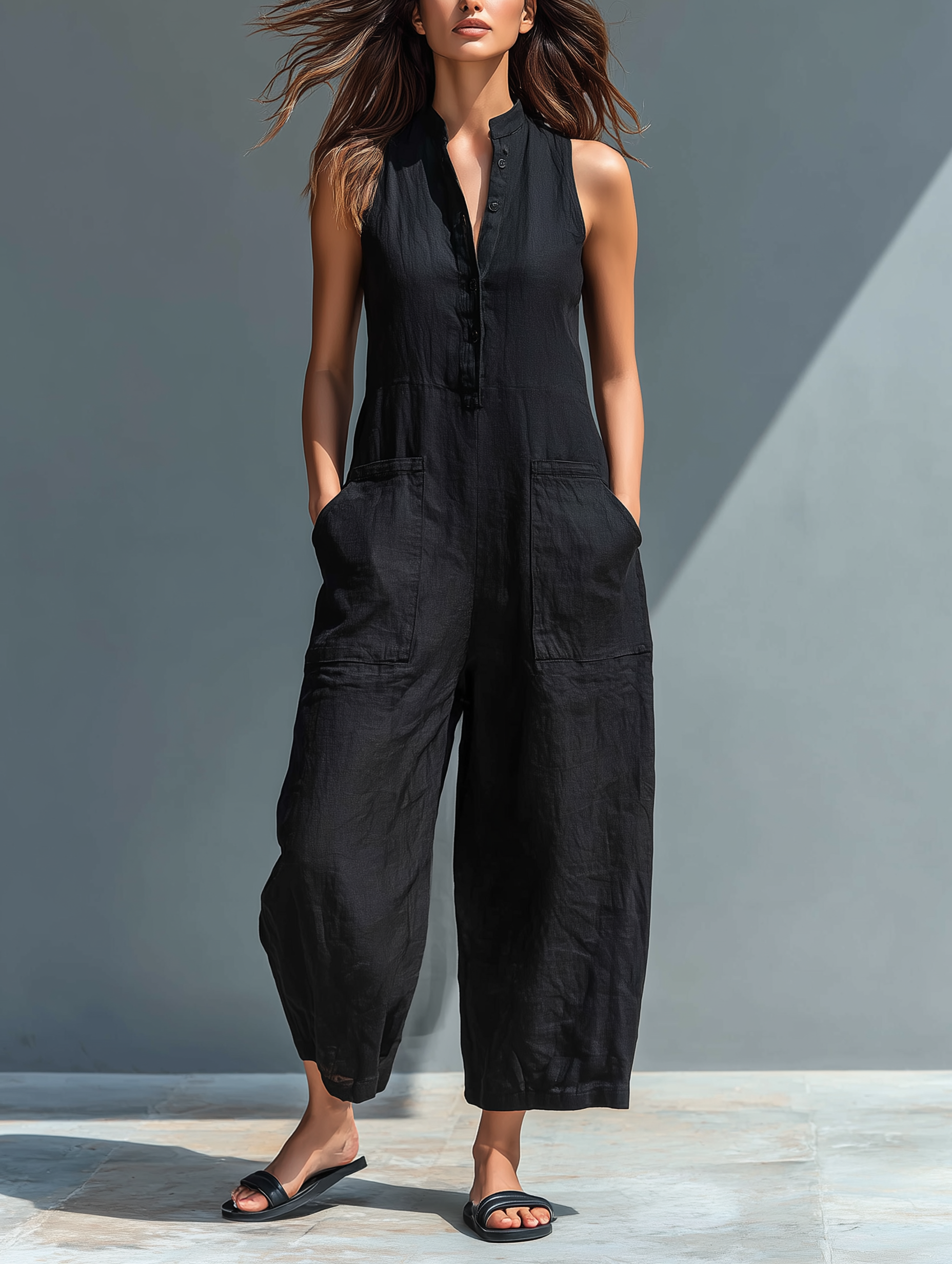 LUCINDA | MONO ELEGANTE SIN MANGAS