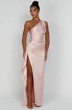 GRACE | VESTIDO MAXI SATINADO