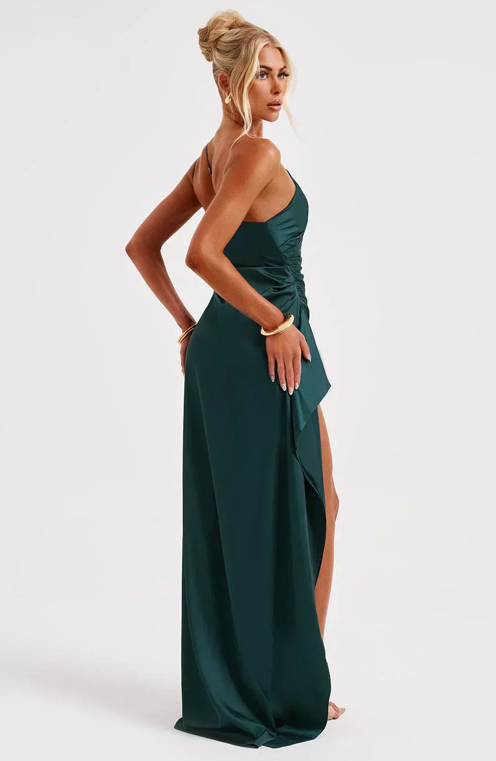 GRACE | VESTIDO MAXI SATINADO