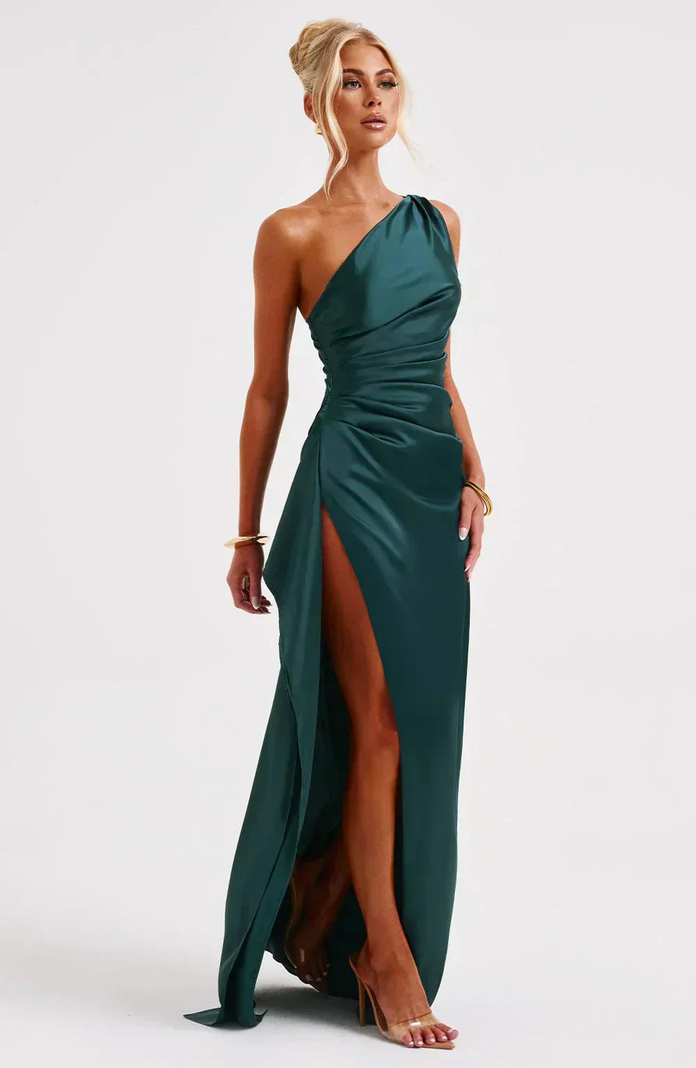 GRACE | VESTIDO MAXI SATINADO