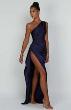 GRACE | VESTIDO MAXI SATINADO