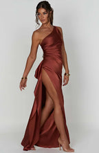 GRACE | VESTIDO MAXI SATINADO
