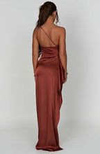 GRACE | VESTIDO MAXI SATINADO