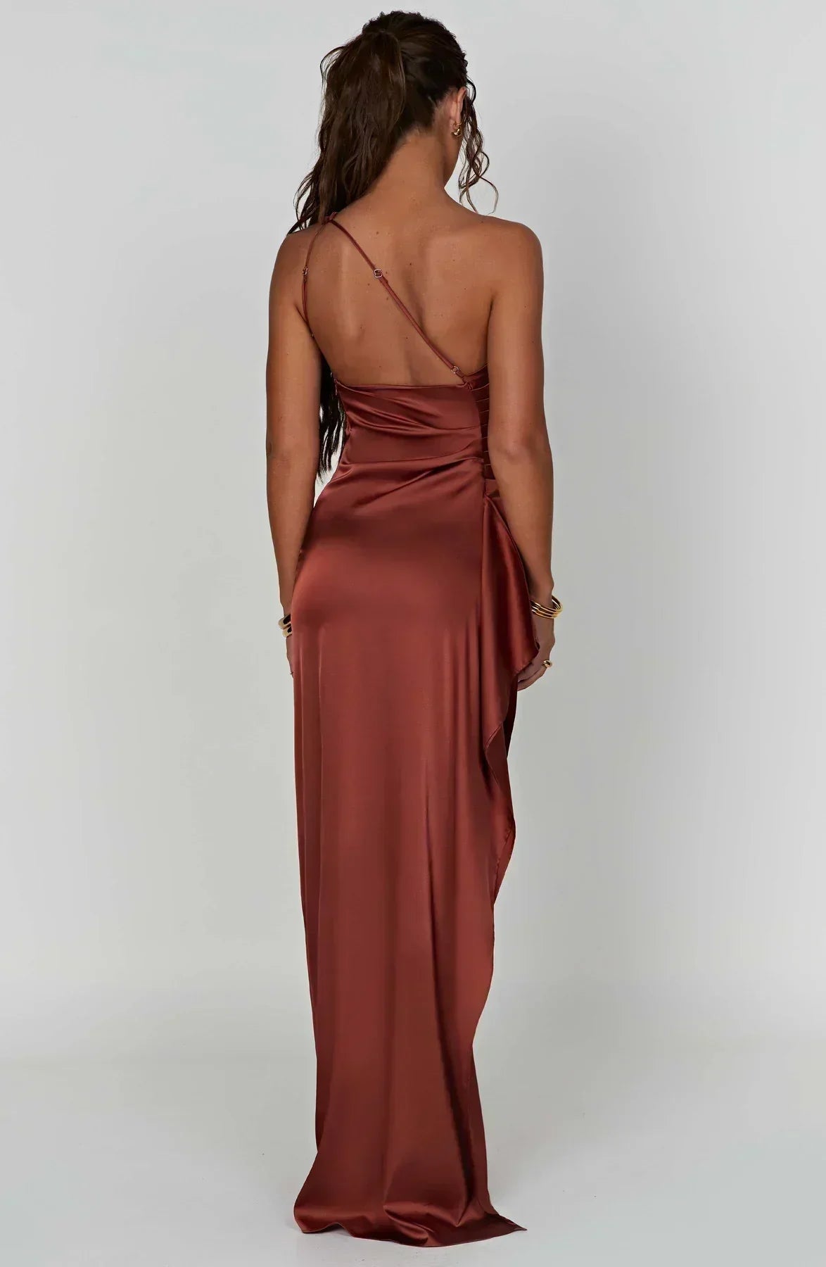 GRACE | VESTIDO MAXI SATINADO