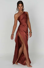 GRACE | VESTIDO MAXI SATINADO