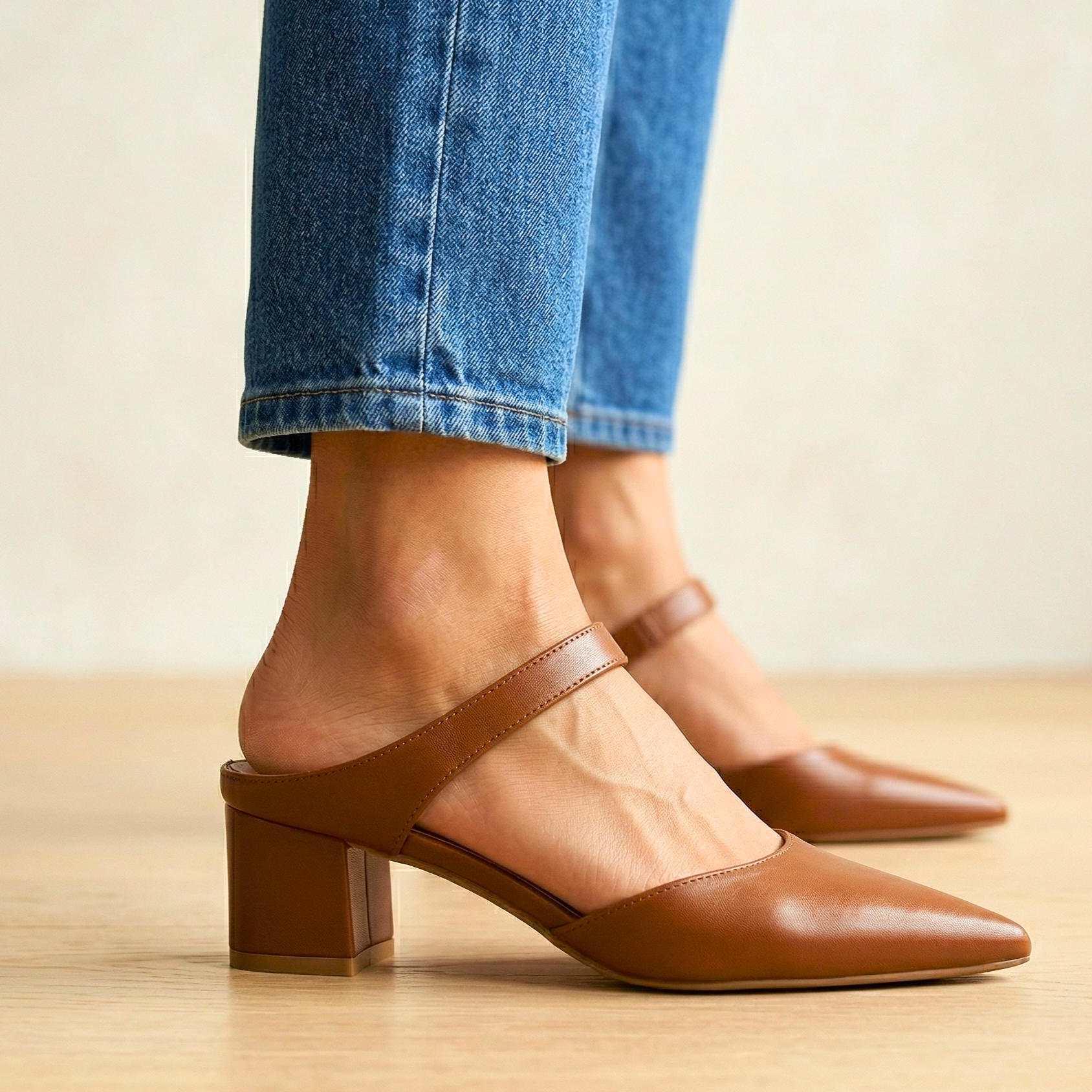 VALORA | ZAPATOS DE TACÓN DESTALONADO
