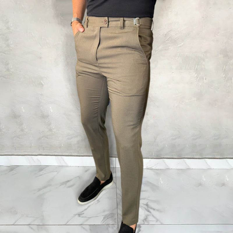 LEO | PANTALONES ESLÁSTICOS SLIM FIT