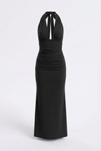 ELENYA | VESTIDO LARGO -NEGRO