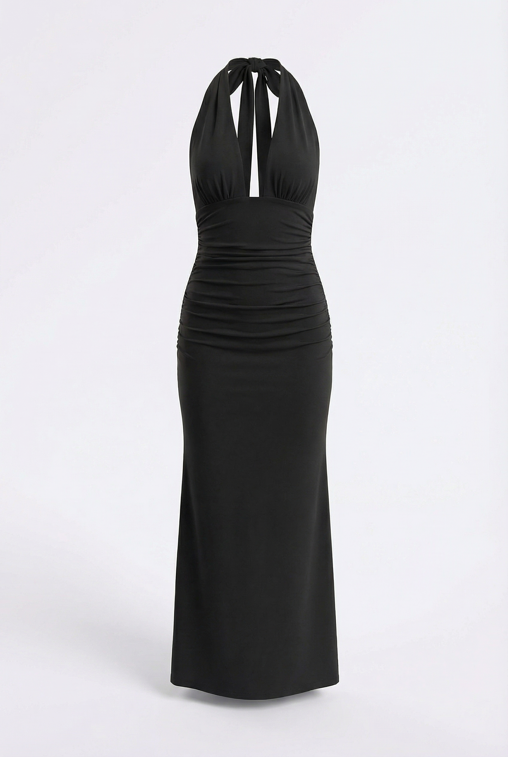 ELENYA | VESTIDO LARGO -NEGRO
