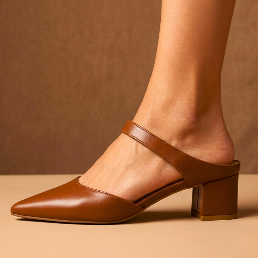 VALORA | ZAPATOS DE TACÓN DESTALONADO