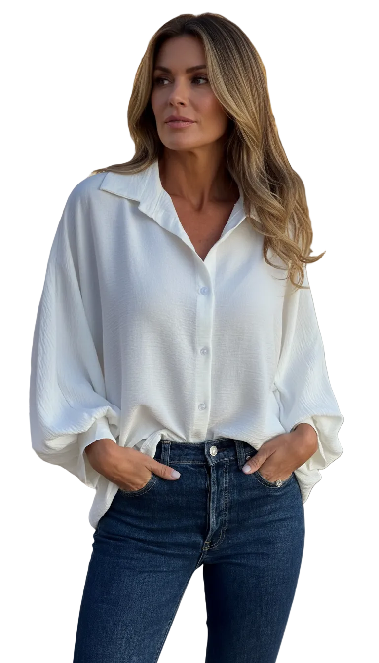 DANNA | BLUSA ELEGANTE CON BOTONES