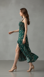 ZARA | VESTIDO BOHO CON ABERTURA LATERAL
