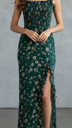 ZARA | VESTIDO BOHO CON ABERTURA LATERAL