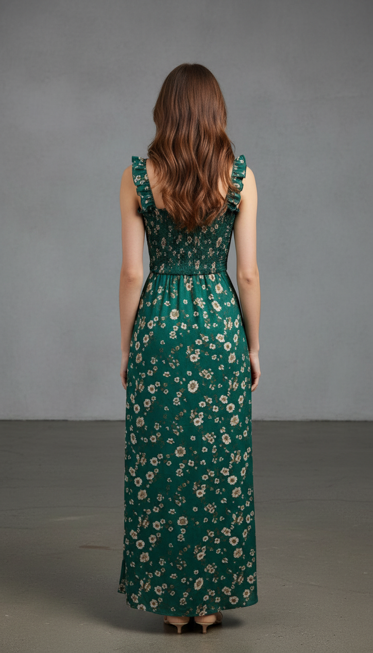 ZARA | VESTIDO BOHO CON ABERTURA LATERAL