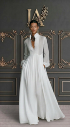 REBECCA | MAXIVESTIDO DE SILUETA FLUIDA CON BOLSILLOS