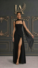TULLULAH | VESTIDO LARGO ELEGANTE