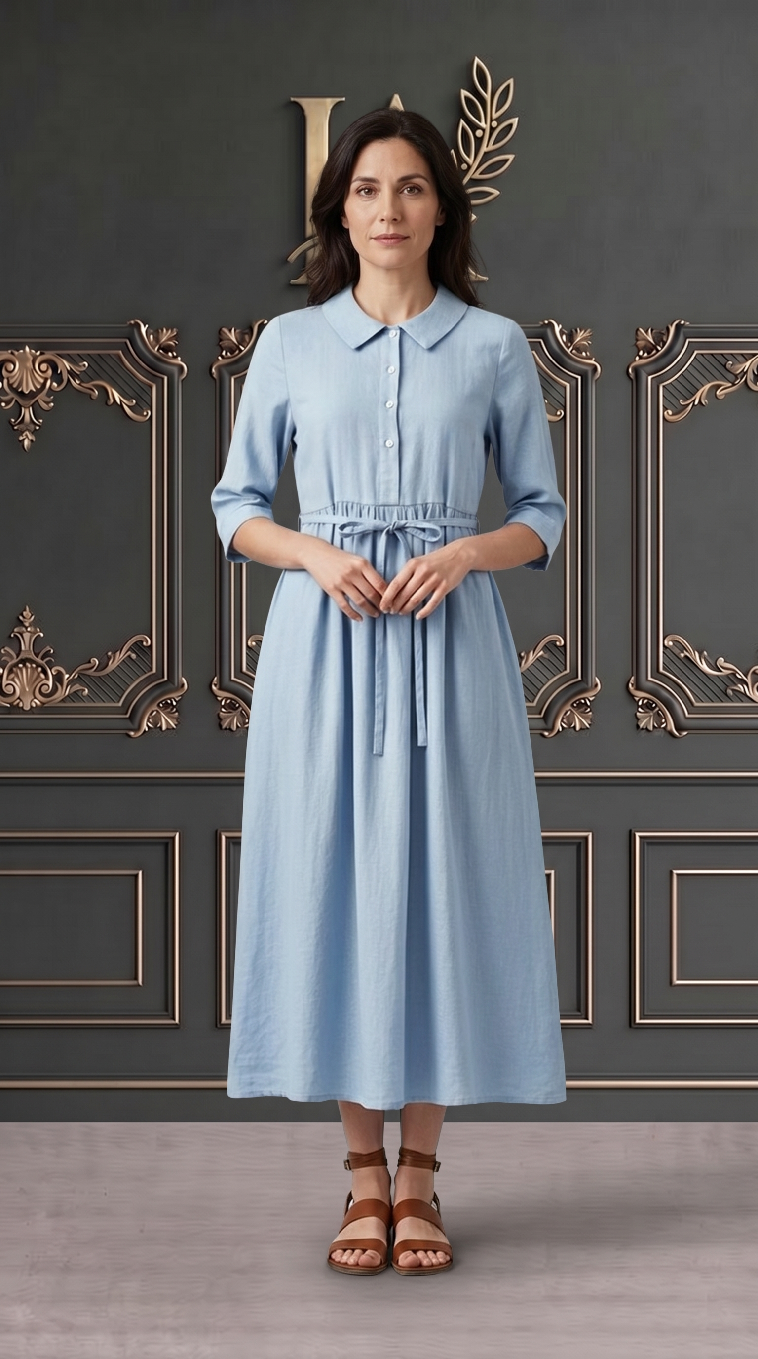 THARYSSA | VESTIDO SENCILLO PRIMAVERAL