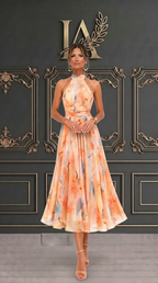 AURORA | VESTIDO CON ESTAMPADO ACUARELA