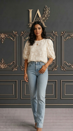 GIA | BLUSA FLORAL ELEGANTE