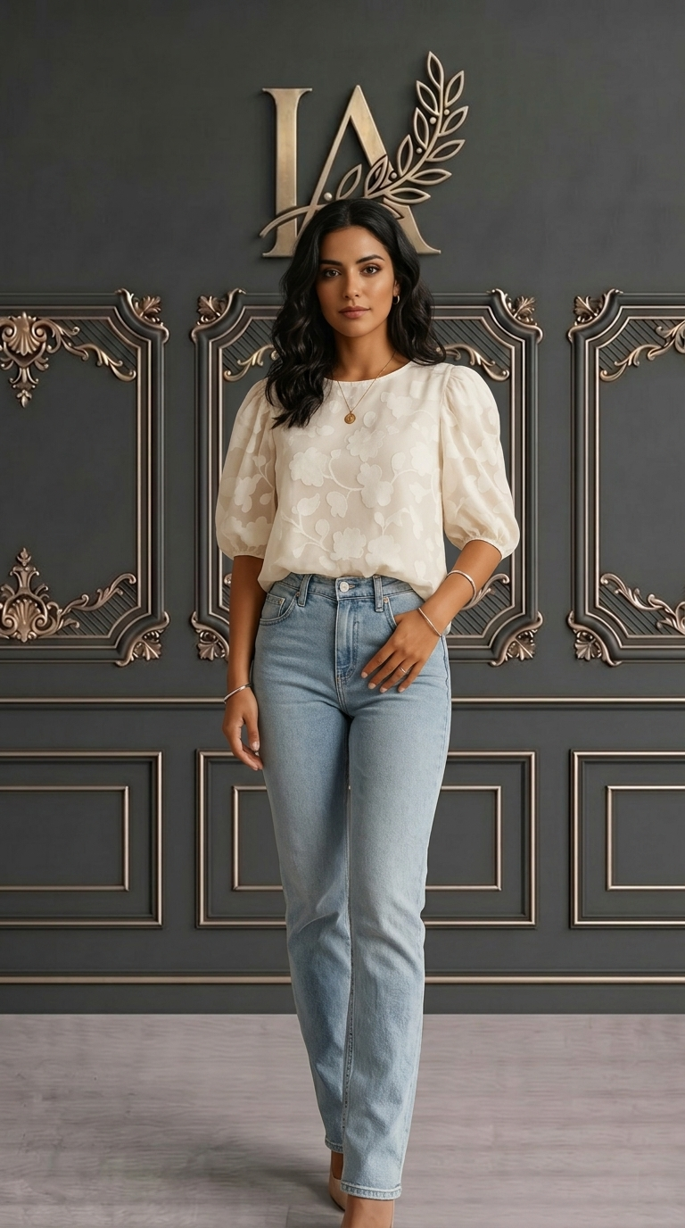GIA | BLUSA FLORAL ELEGANTE