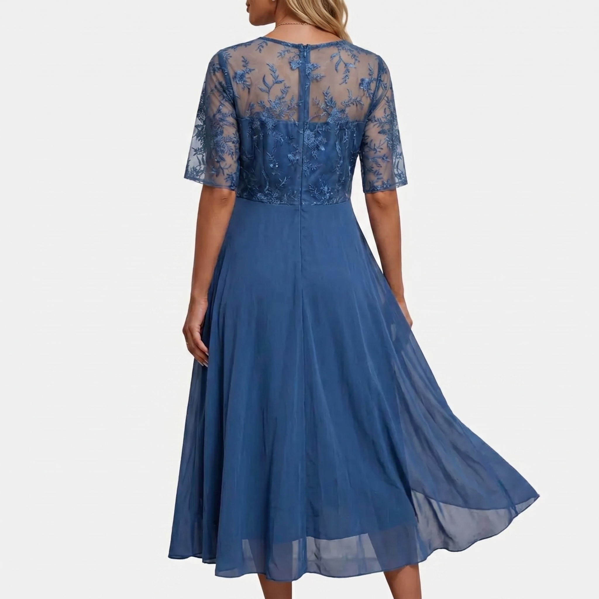 RHONDA | VESTIDO ELEGANTE CON ENCAJE
