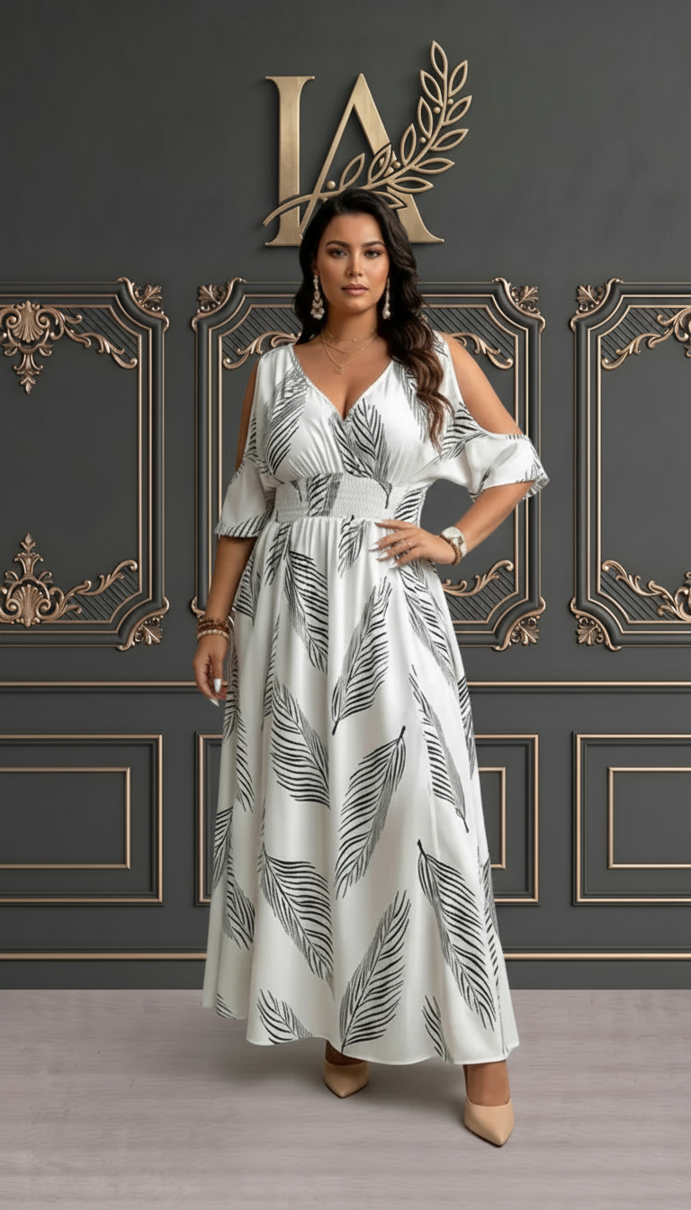 BÁRBARA | VESTIDO BOHO CON ABERTURA