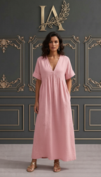 VIVIANA | VESTIDO LARGO DESPREOCUPADO