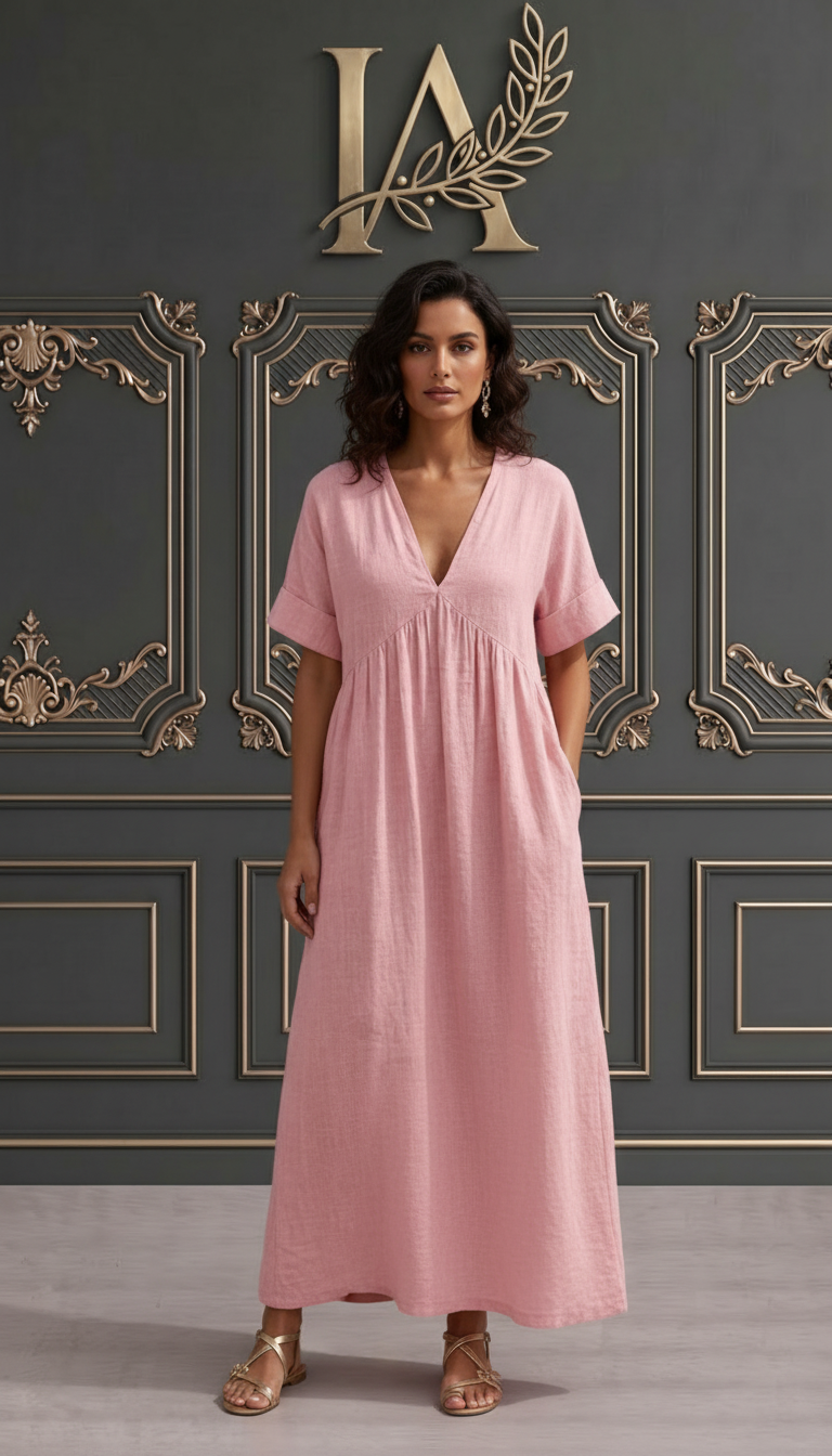 VIVIANA | VESTIDO LARGO DESPREOCUPADO