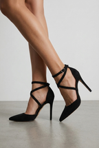 MORGANA |SANDALIAS DE TACÓN CRUZADAS