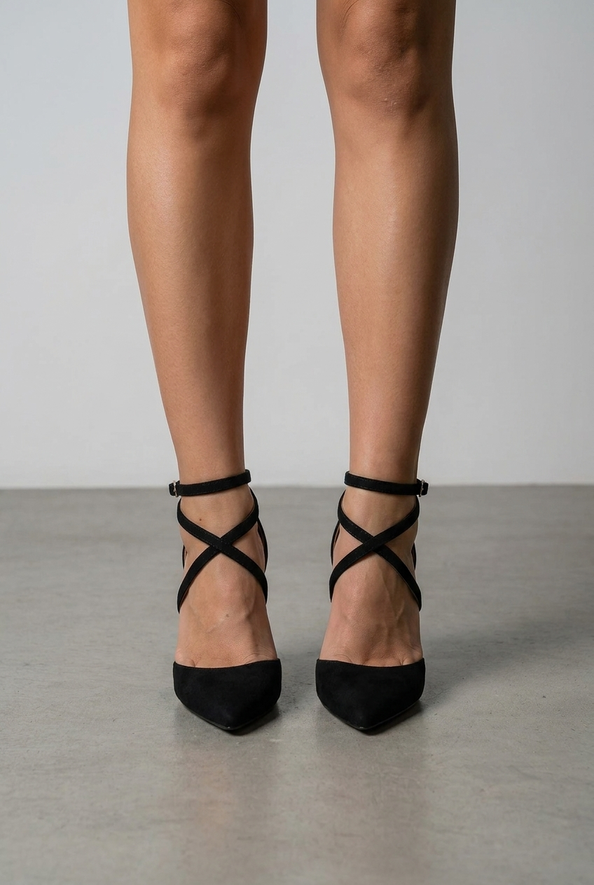 MORGANA |SANDALIAS DE TACÓN CRUZADAS