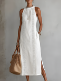 JIMENA - VESTIDO TRANSPIRABLE CON CUELLO REDONDO