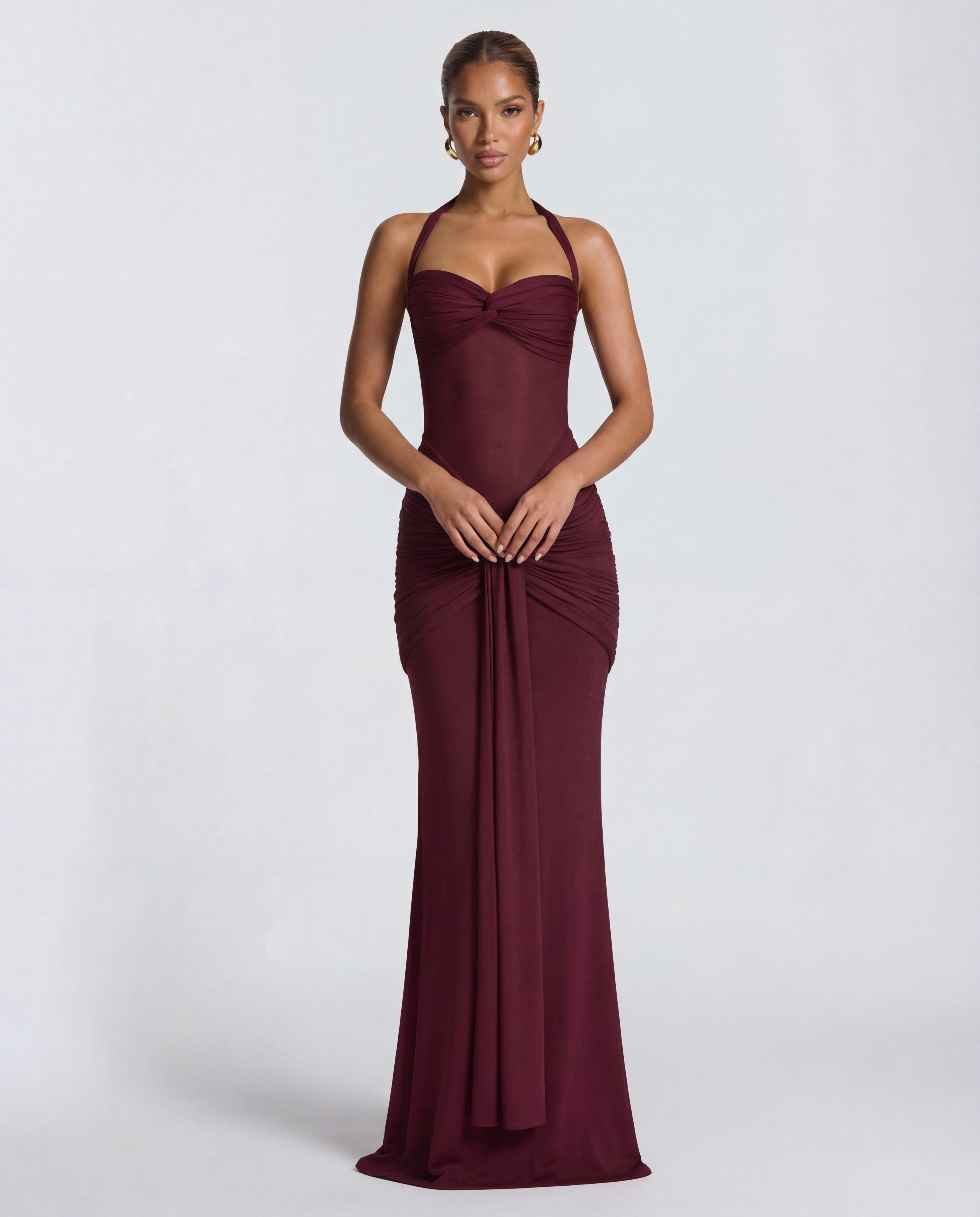 VALERIA | VESTIDO ELEGANTE CON TRANSPARENCIAS