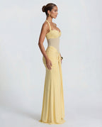VALERIA | VESTIDO ELEGANTE CON TRANSPARENCIAS