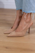 MARLENA | ZAPATOS DE TACÓN BAJO EN COLOR NUDE